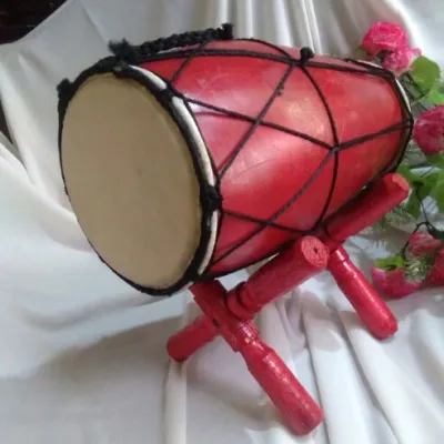Alat Musik Mainan Anak Kendang Rampak Kendang Jawa Uk. Kecil Panjang 20 Cm dan 25 cm Bahan Kayu & Kulit Tinggal Pilih