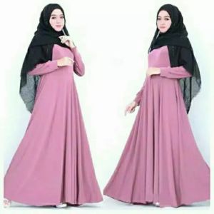 GAMIS TERBARU // GAMIS POLOS SYAKILA // GAMIS SEHARI-HARI // BAHAN SYAKILA PREMIUM // BISA COD