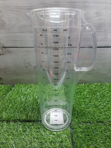 เหยือก เหยือกน้ํา เหยือกน้ําพลาสติก PS เกรด A (ความจุเต็ม1800 มล) PN448 เหยือกตวง เหยือกใส เหยือกพลาสติก ทรงก้นลีบ 1700 มล. (1 ชิ้น)