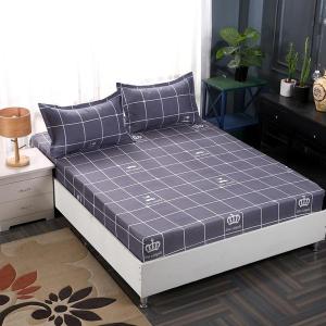 Bestenrose Fitted Printing Bedsheet Non-slip fixed bed cover Single/Queen/King Size/120*200cm/150*200cm/180*200cm Suitable mattress(Depth)  5-23cm Not Included pollowcase