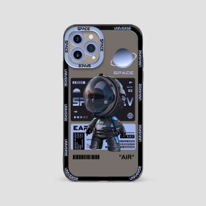 AUOVIEE นักบินอวกาศ IPhone Case สำหรับ iPhone ใสซิลิโคนอ่อนนุ่มกันกระแทกกันชน Max XS X XR 7 8 Plus SE 2020น่ารักกันชนปกหลัง