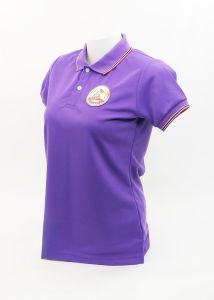 💥BIG Sale ลดแรง💥สีม่วง เสื้อโปโล กรมการข้าว  ผ้าเกรดแบรนด์เนม นุ่มลื่นใส่สบาย ระบายอากาศดีเยี่ยม