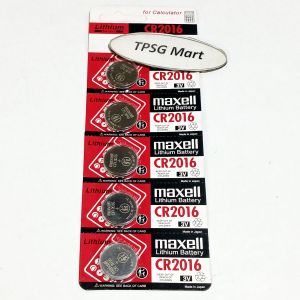 Pin CR2016 2016 DL2016 5000LC E-CR2016 BR2016 / Pin 3V Maxell Lithium / Giá bán 1 Vĩ (5 Viên)