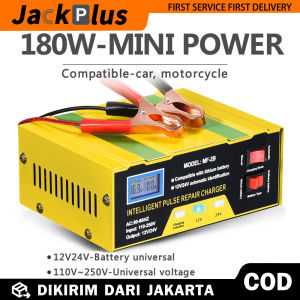 Charger Aki Mobil Lead Acid Smart Battery Charger 12V/24V 180W