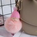 Gantungan kunci bayi rajut lucu boneka motor mobil tas aesthetic estetik karakter lucu cute unik imut keren. 