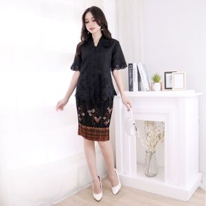 PROMO NATAL Kebaya Encim Senada Katun Laser Import