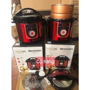 Nồi áp suất điện Đa Năng SHarp thái lan Dung tích 6L-ks226-228-180SNồi áp suất Đa Năng nồi áp suất sharp nồi áp xuất cắm điện đa năng tiếp kiệm thời gian rễ sử dụng dẫn nhiệt nhanh Có chức năng hẹn giờ lấu hầmninh