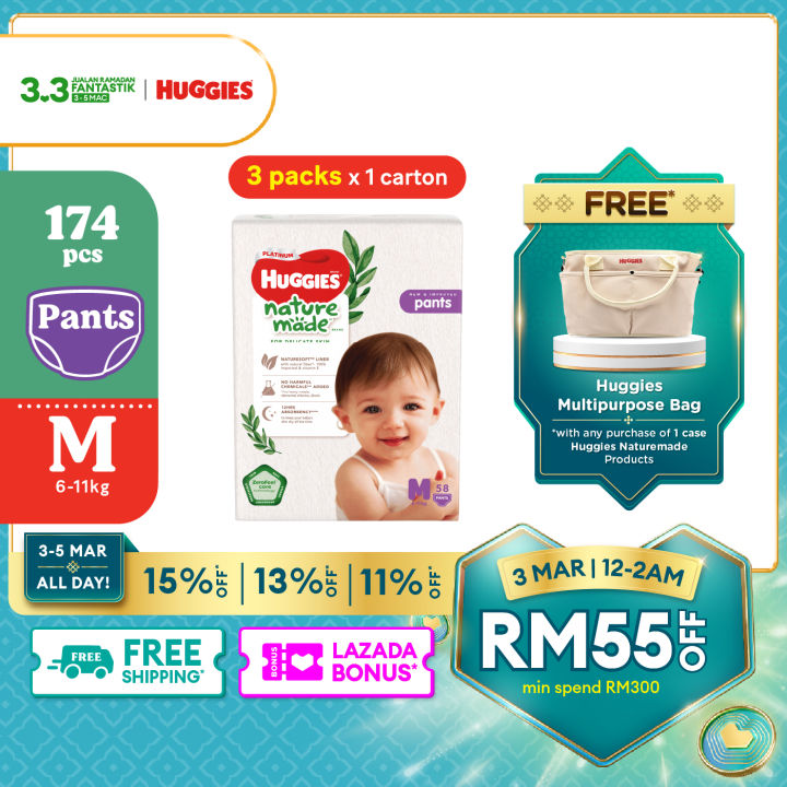 Huggies best sale 174 pack