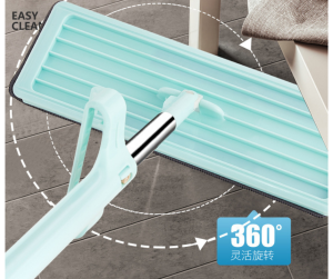 Cây Lau nhà Tự Vắt Thông Minh thế hệ mới (35 x 12cm) - Chổi Lau Nhà Tự Vắt nhỏ nhắn tiện dụng Kèm 2 miếng Vải Lau