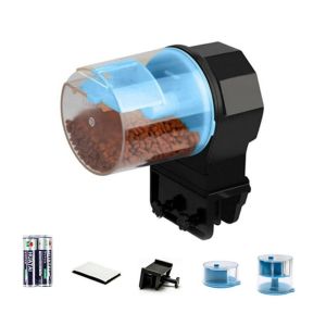 CUTE ELVES Large Capacity 1PC with Battery for Shrimp Turtle Timer Smart Fish Tank Accessories Fish Feeding Dispenser Fish Feeder Tool Automatic Feeder