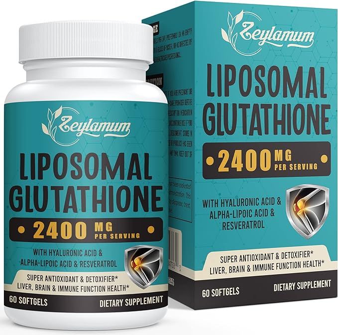 Viên Uống Trắng Da Liposomal Glutathione Giảm Thâm Nám, Trẻ Hóa Da Và Giải  Độc Gan Zeylamum 2400mg 60 viên