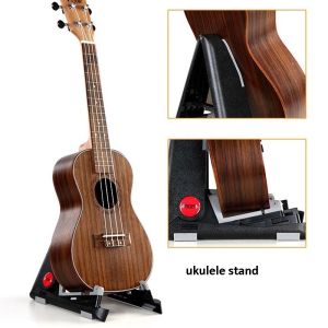 AROMA Foldable small guitar stand support violin ukulele fiddle