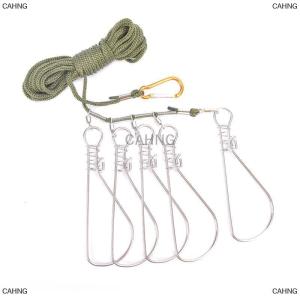 [COD] CAHNG หัวเข็มขัดล็อคตกปลา snaps โซ่ stringer กับเข็มขัดล็อคปลาสดลอย