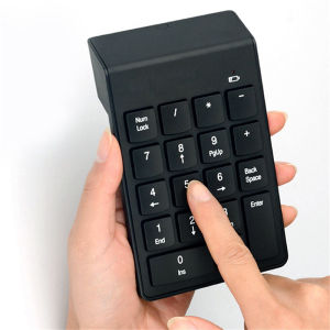 Portable Wireless Numeric Keypad 18 Keys Digital Mini 2.4G Wireless Keyboards for Laptop Notebook Macbook