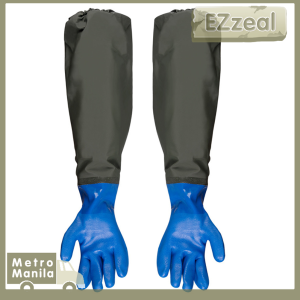 1pair 70cm Fishing Gloves Puncture-Proof Anti-Cut Protection Sleeve Outdoor Operation Glove