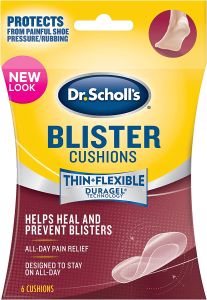 ☘️ 6ct Dr. Scholls BLISTER CUSHION with Duragel Technology |Heal and Prevent Blisters with Cushioning that is Sweat-Resistant Thin Flexible and Nearly Invisible