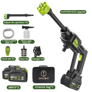 SANTINO Water Jet Cordless 988VF Upgrade K12 Car Wash Floor Spray Gun Water Jet Pump