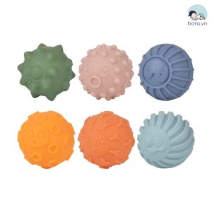 Bóng cho bé chơi bóng xúc giác giúp phát triển xúc giác thị giác thính giác cho bé