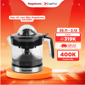 Máy vắt cam điện NAG0814 dung tích 0.75L công suất 25W đầu vắt tự động đảo chiều – bảo hành 12 tháng - hàng chính hãng