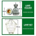 Metal Heat Lamp Shade with Net + Bulb Guard Brooder Lamp Brooder Heat Lamp with variant Infrared Bulb  housing for pigs. 