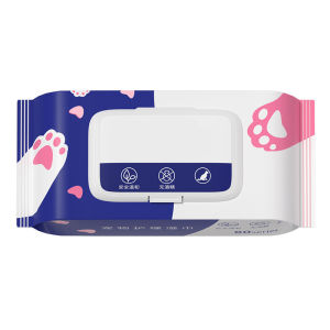 Pet Wipes (80 Pieces per Pack) Alcohol-Free Formula Multi-Functional Grooming Wipes for Dog and Cat Cleaning