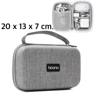 กล่องเก็บหูฟัง HDD 2 สี งานเกรดA กล่องเก็บสายชาร์จ กล่องใส่ของ กล่องใส่สายหูฟัง กระเป๋าเก็บสายชาร์จ USB กระเป๋า ~ ( ขนาดใหญ่ )