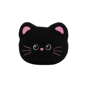 MADEWITH Plush Car Seat Cushion Double Neck Cute Cartoon Cat Car Headrest Neck Pillow Creative Breathable Auto Interior Accessories Universal