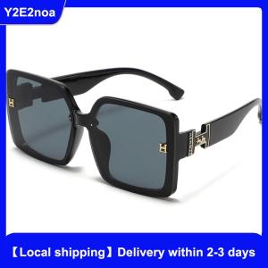 【Local shipping】 Anti-ultraviolet Square Womens Sunglasses Fashion Large Frame Driving Glasses UV400 Eyewears