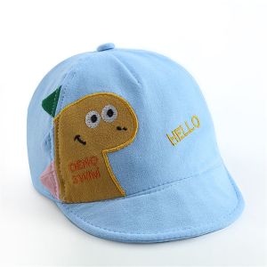 1Pc Baby Cap Summer Mesh Cartoon Dinosaur Baby Baseball Cap Kids Boys Girls Sun Hat Outdoor Toddlder Children Adjustable Cap