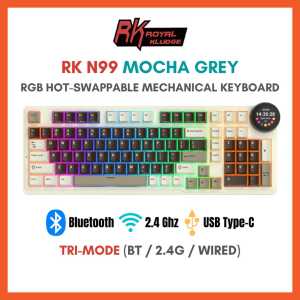 【SG】 Royal Kludge RK N99 Mechanical Keyboard - BT Wireless / RGB / Hot Swappable