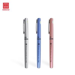 Bút Máy Nét Hoa Hồng Hà 2282 – Ngòi Mài Tạo Nét Thanh Đậm Vỏ Kim Loại Sơn Tĩnh Điện Phù Hợp Học Sinh