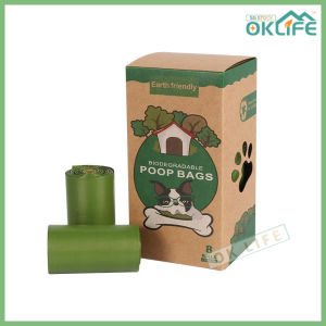 [OKLIFE.SG]Biodegradable pet waste bags/litter bags/biodegradable waste bags/dispensers/pet supplies-Ready Stock-