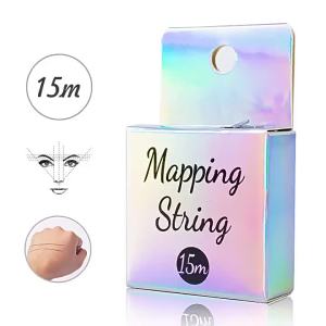 15 Rice ink tattoo thread ruler Horizontal mapping line Ink-containing positioning ruler mapping string