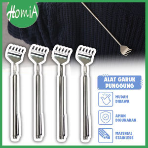 Alat Garuk Punggung Model Pulpen Stainless Steel / Handy Telescopic Pocket Scratcher -HOMIA