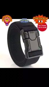 Mens Quick Release Tactical Belt Adjustable Breathable Square Pp Buckle Trendy Durable For Outdoors PAZU