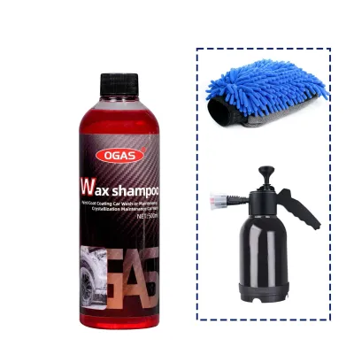 T2P OGAS 500ml Car Wash Motorcycle Wash Soap Wax Snow Rich Foam Chemical Shampoo Car Cleaning Wash
