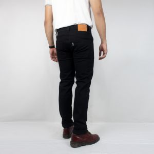 TWO ONE SINCE Celana Jeans Panjang Pria Slim Fit Strecth Hitam