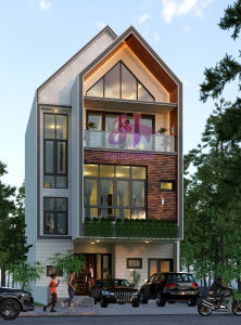 JASA DESAIN RUMAH | DESAIN SCANDINAVIAN 8x15.5M