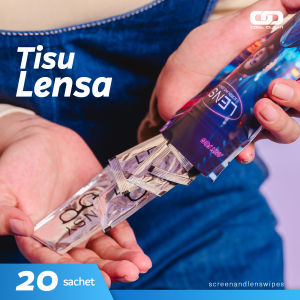 Tisu Kacamata Merek Lensy Anti Embun Isi 20 pcs