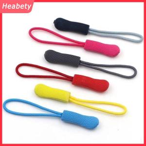 Heabety Mới 10pcs dây kéo kéo puller End Fit Rope tag thay thế Clip bị hỏng khóa Fixer Zip Dây Tab Túi Du Lịch VaLi lều
