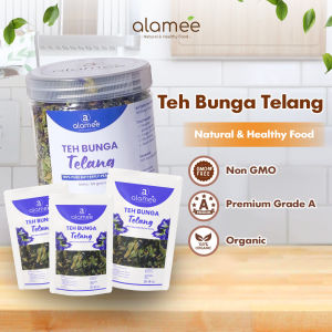 ALAMEE Teh Bunga Telang Kering Butterfly Pea Tea Organik Herbal
