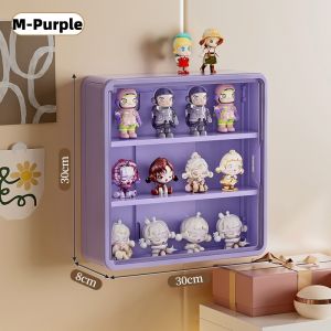 【SG STOCK】Doll display rack transparent dust-proof wall storage figurine wall hanging rack multi-layer storage rack