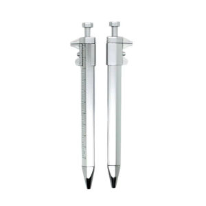2Pcs Multifunction Measuring Pen Vernier Caliper Scale 0.5mm Roller Ball Creative Stationery for Home Office