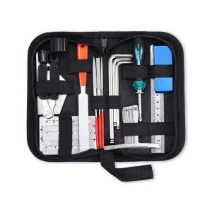 25Pcs Guitars Picks Repairing Tools Bag Guita Maintenance Tool Set Guitar Repair Tools Kit Professional Guitar Setup Cleaning Accessories