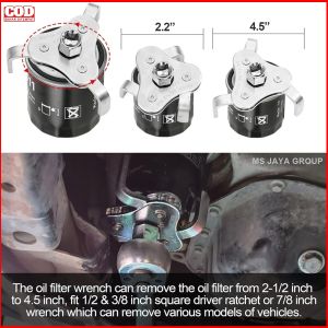 Kunci Pembuka Filter Oli Mobil Skala Cengkraman 54 - 116 mm Universal OK