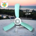 Quạt trần mini quạt treo mùng mini nhỏ gọn sải cánh 17/25/30cm. 