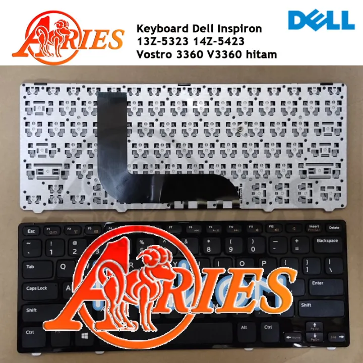 Keyboard Laptop Dell Inspiron 13Z-5323 14Z-5423 Vostro 3360 V3360 hitam ...