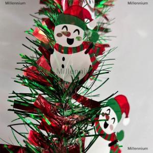 [COD] Millennium 2M Christmas Tinsel Ribbons Indoor Party Decor DIY Christmas Tree Home Bar Decoration Santa Claus Ribbons Wreath Decor Ornaments
