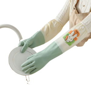 ถุงมือครัว ความสะดวกสบาย ถุงมือกันน้ำ การทําความสะอาดปากแบบกันน้ำ ล้างจาน การป้องกัน ผู้ใหญ่