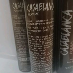 perfum body spray CASABLANCA HOMME cuivre 100ml